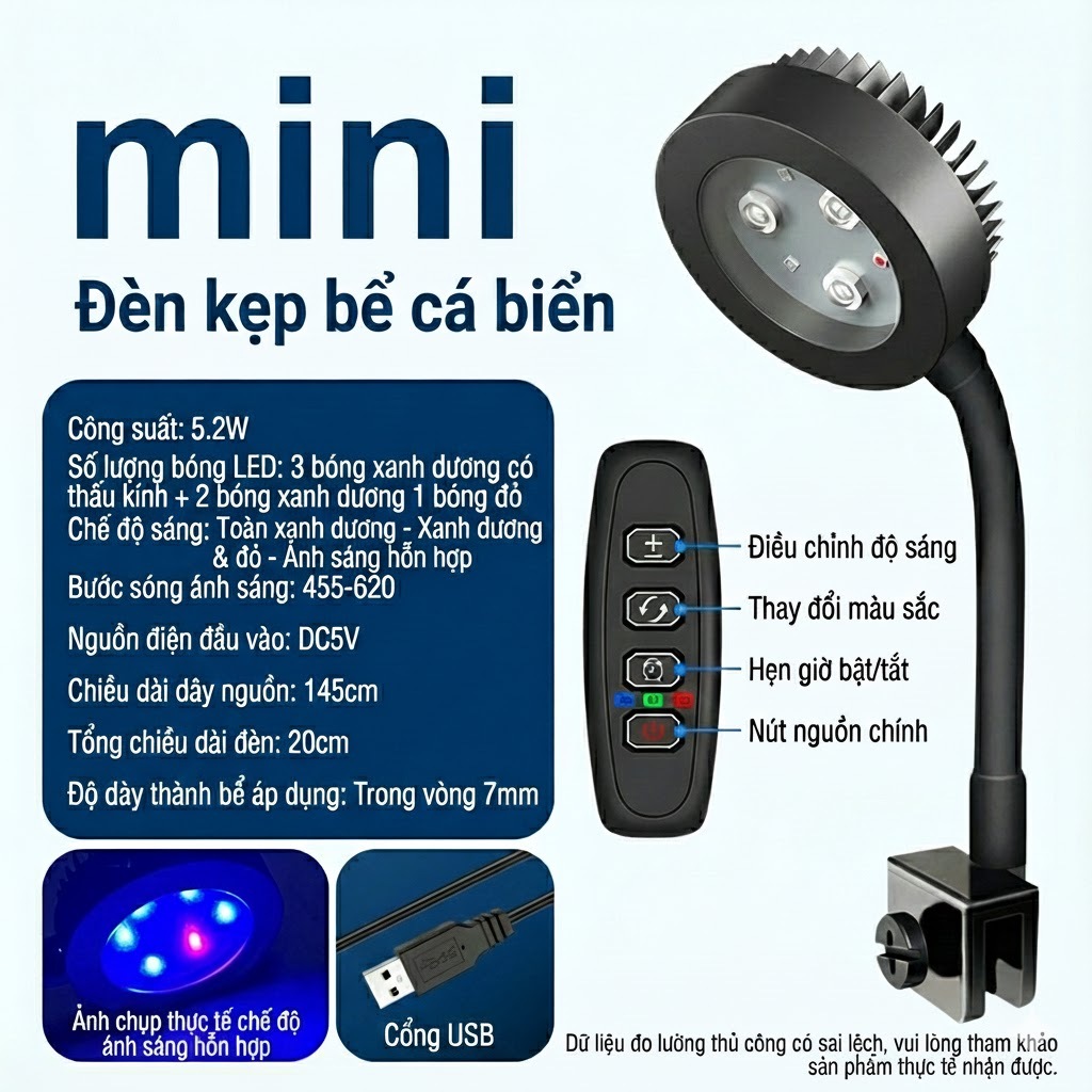 Đèn LED chiếu sáng bể cá biển
