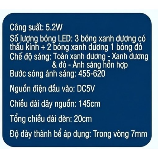 Đèn LED chiếu sáng bể cá biển - Ảnh 7