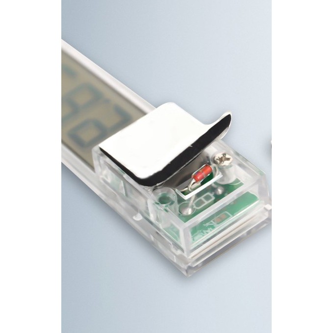 Nhiệt Kế Bể Cá Điện Tử Kỹ Thuật Số Màn Hình Hiển Thị Giám Sát Màn Hình 3D Miếng Dán Bể Cá - Ảnh 4